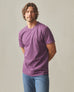 Men's Vintage Crew Tee - Washed Italian Plum